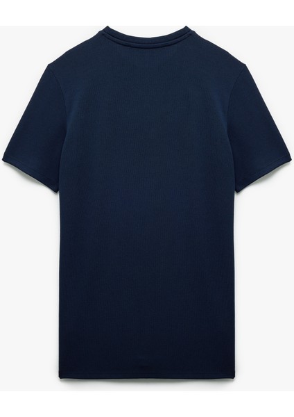 Kısa Kollu Bisiklet Yaka Basic Slim Fit Tişört modelleri