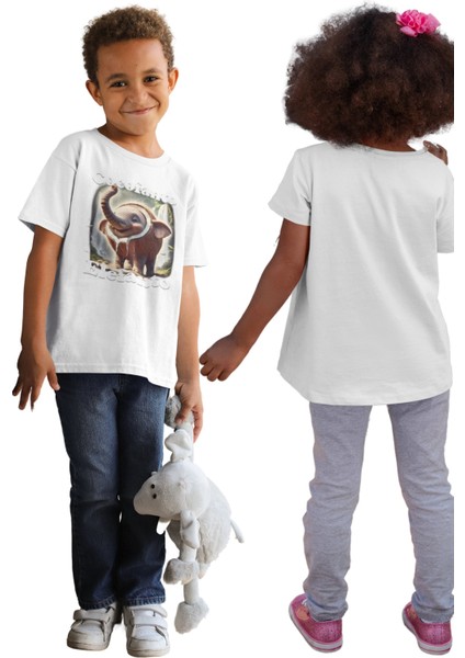 Unisex Cocofanto Elefanto Baskılı T-Shirt, Oversize Tung Tung Tung Sahur Temalı Tişört modelleri