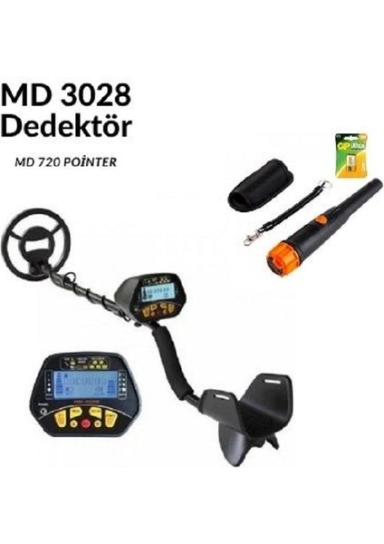 Md 3028 Define Altın Metal Dedektörü -Md 720 Pointer