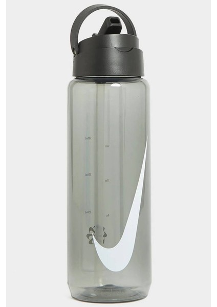 Recharge Straw Pipet Bottle 24 Oz 0,71LT Bpa Free Bpa Içermeyen Pipetli Suluk Siyah