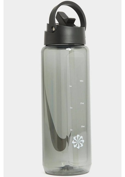 Recharge Straw Pipet Bottle 24 Oz 0,71LT Bpa Free Bpa Içermeyen Pipetli Suluk Siyah