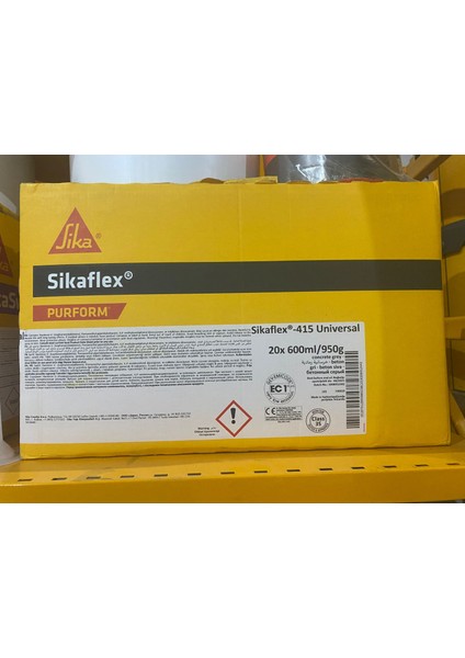 FLEX-415 Universal Zemin-Duvar Derzleri Için Poliüretan Derz Dolgusu ve Yapıştırıcı 600ML Gri