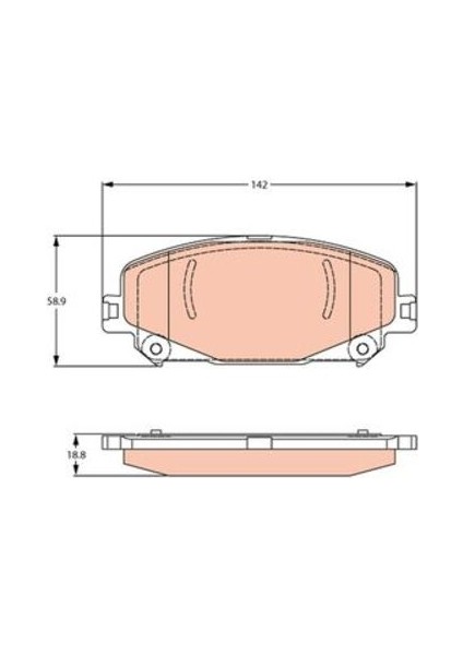 GDB2268 On Fren Balatası Renault Megane Iv 15> Captur Iı 20> Grand Scenıc Iv 18> Talısman 18>
