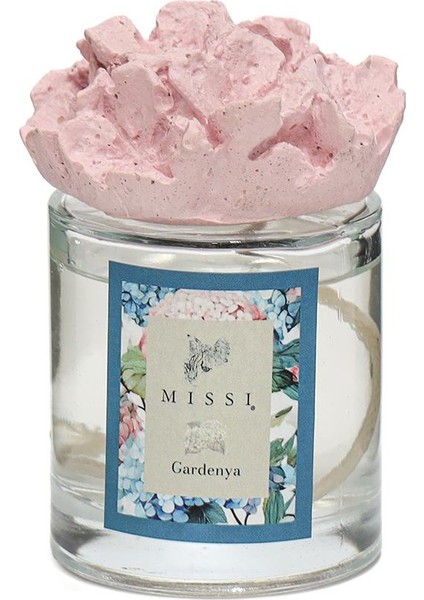 100 ml Pembe Seramik Taşlı Gardenya Oda Kokusu