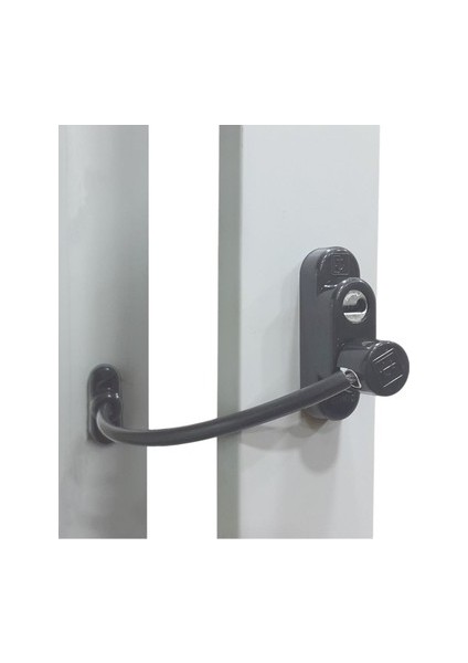 Pvc Halatlı Emniyet Kilidi (Antrasit Gri)