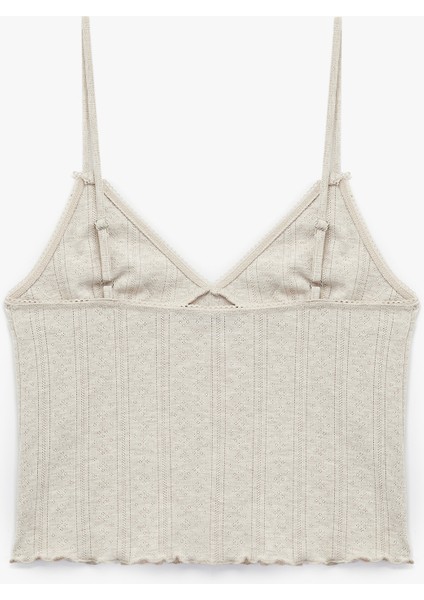 Rahat Kalıp Askılı Crop Pijama Üstü fiyatları