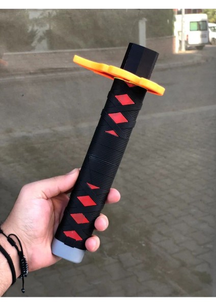 Elite Tanjiro Katana Sword Kılıç Demon Slayer 95 cm Katlanabilir Sağlam Plastik Açılıp Kapanabilen Katana 1 Adet fiyatları