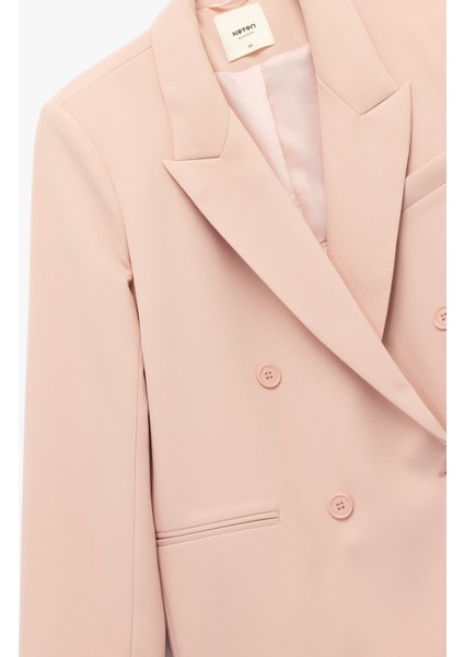 Kruvaze Uzun Kollu Oversize Blazer Ceket modelleri