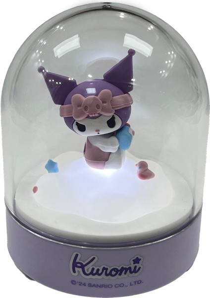 Sanrio Lisanslı Fanus LED Gece Lambası - Kuromi fiyatları