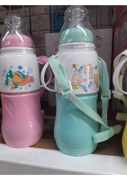 Elite Bebek Mama Matarası Bebek Biberonu 230 cc Emzikli 1 Adet