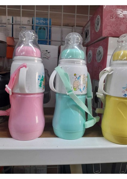 Elite Bebek Mama Matarası Bebek Biberonu 230 cc Emzikli 1 Adet