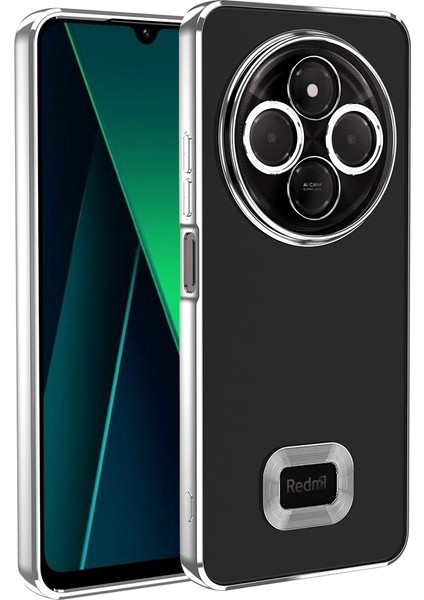 Redmi 14C 4g Kılıf Kamera Korumalı Logo Gösteren Mkst Omega Kapak - Derin Mor