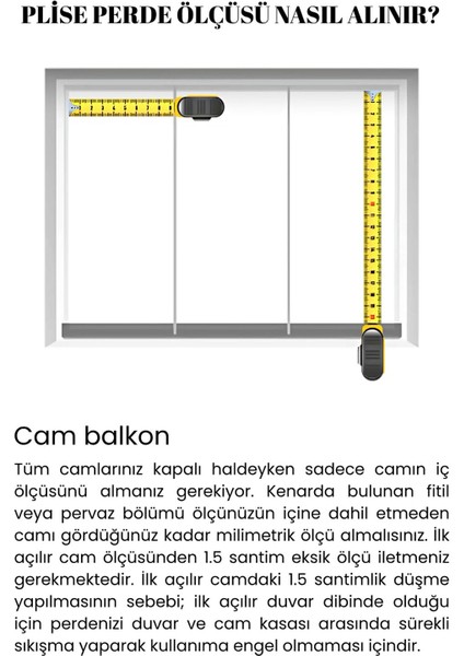 Gri Lantana Serisi (LANTANA120) Metal Kasa Plise Perde