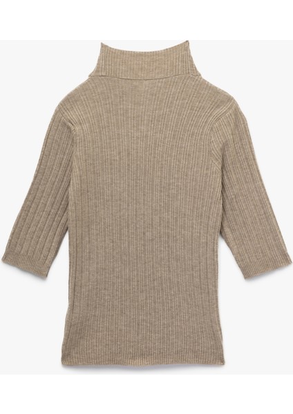 Kısa Kollu Balıkçı Yaka Triko Kazak fiyatları