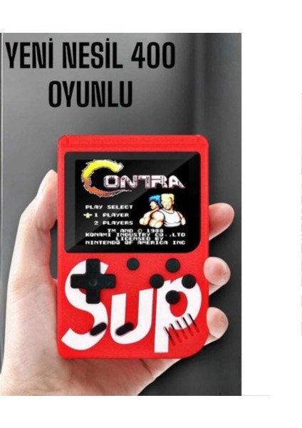 Çocuklara Özel Sup 400 Oyunlu Mini Oyun Konsolu