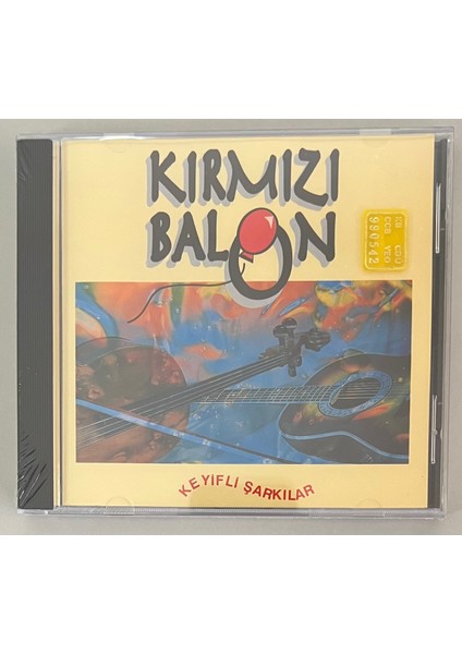 Kırmızı Balon Keyifli Şarkılar CD (Jelatininde Sıfır Orjnal Dönem Baskı Cd)