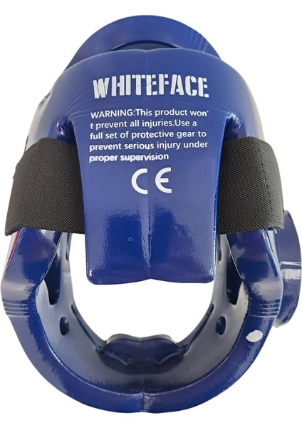 Whiteface Taekwondo Camlı Mantar Kask Mavi