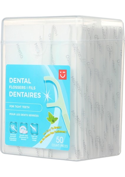 Tek Tek Paketlenmiş Kürdan Tipi Nane Aromalı Diş Ipi (50 Adet) fırsatları