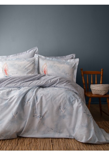 Senses Jonathan Nevresim Takımı Mavi Çift Kişilik