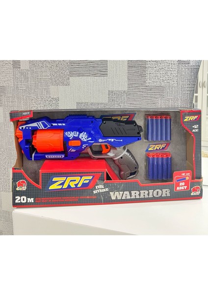 Elite Zrf Yumuşak Sünger Mermi Atan Nerf Nişancı Nörf 2 Silah Tabanca 1 Adet