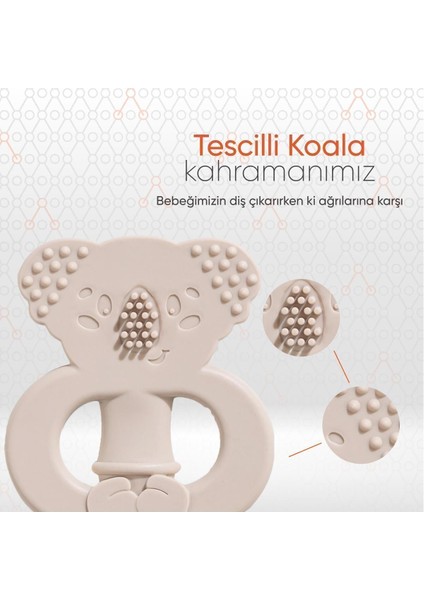 Elite Silikon Diş Kaşıyıcı ve Dişlik | Bebek Diş Fırçalama Eğitmeni | Mink Bej | 3 Ay 1 Adet fırsatları