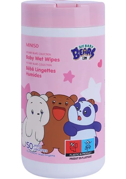 We Bare Bears Bebek Islak Mendil (50 Adet) fiyatları