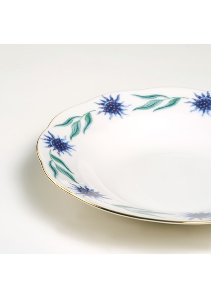 Emet Porselen Çukur Tabak 23X23X4.5 cm Renkli