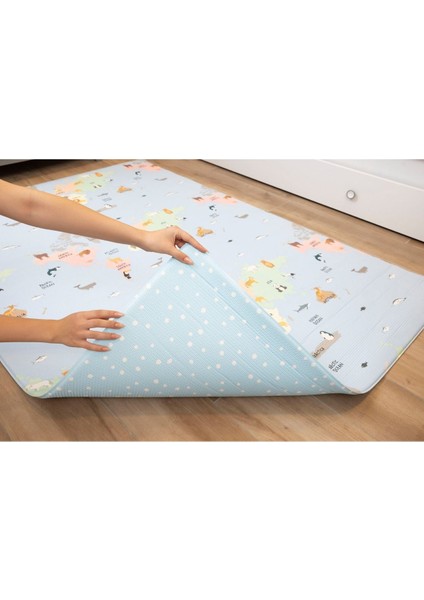Elite World Map Premium Oyun Matı / Halısı 130CM*185CM*10MM MAT015 1 Adet