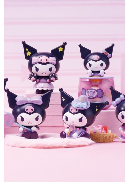 Sanrio Lisanslı Kuromi Şeker Serisi Sürpriz Figürlü Kutu Blind Box