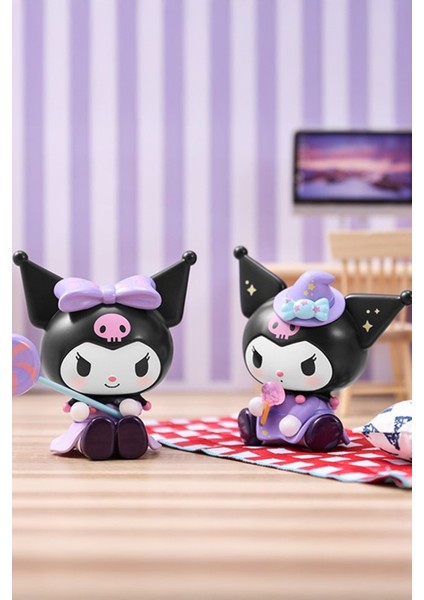 Sanrio Lisanslı Kuromi Şeker Serisi Sürpriz Figürlü Kutu Blind Box fiyatları