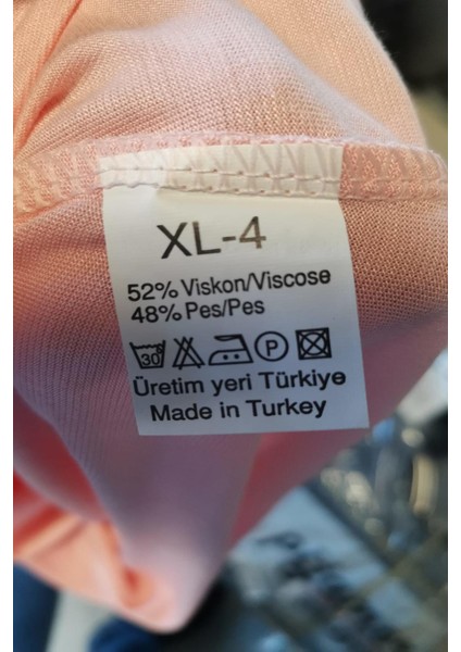 Perfect Club Kadın Büyük Beden V Yaka Uzun Kol Pijama Takımı 4378- 1 Adet modelleri