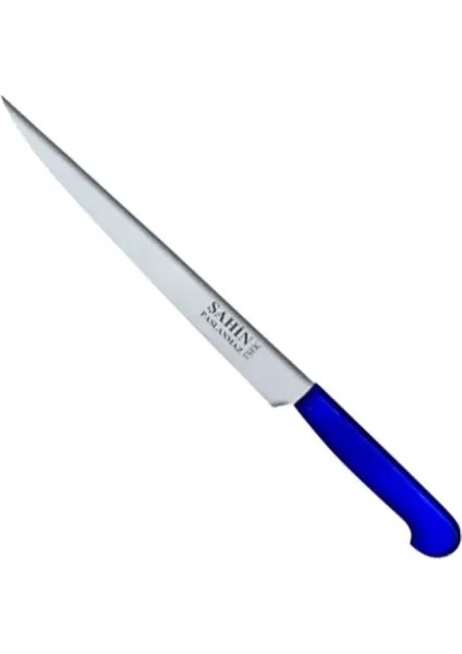 Şahin Bursa Paslanmaz Lakerda Bıçağı 20 Cm, Plastik Sap
