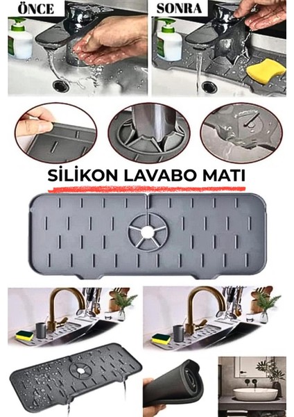 Thewan Mutfak Banyo Lavabo Kenarı Silikon Matı