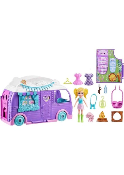 Nessiworld Polly Pocket Eğlenceli Karavan Oyun Seti