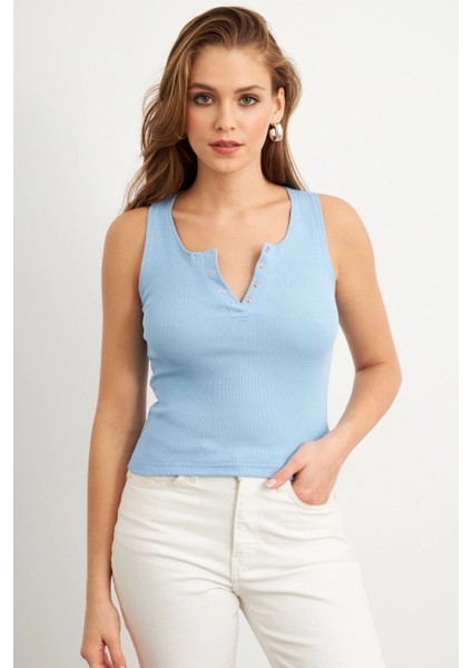 Kadın Bebe Mavi Patlı Kaşkorse Bluz MK02 fiyatları