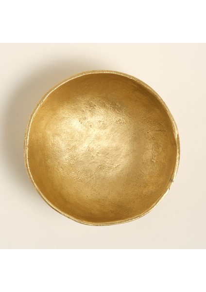 Lotus Pirinç Dekoratif Obje 10X10X4 cm Mat Altın modelleri