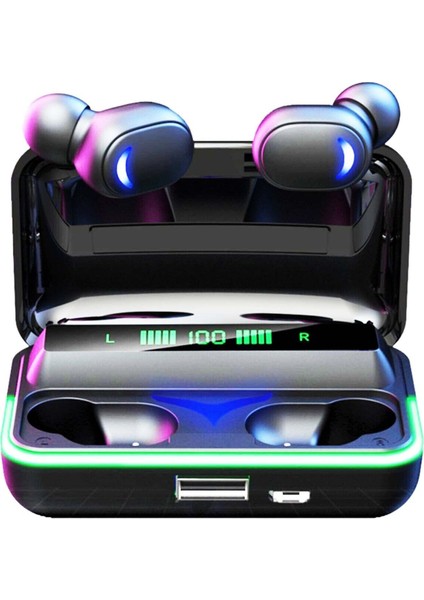 E10 Kablosuz Bluetooth 5. 3 | RGB Işık Efekti | Powerbank Özellikli | Çift Modlu Oyuncu Kulaklığı | Düşük Gecikme