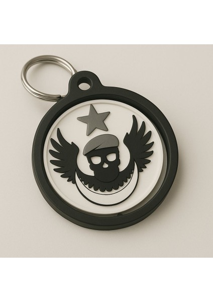 Kişiselleştirilebilir Anahtarlık (Dönebilen – Logo / Isim / Marka)