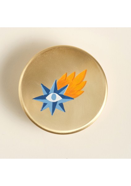 Lotus Pirinç Dekoratif Obje 7X7X4 cm Altın modelleri