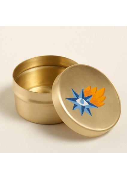 Lotus Pirinç Dekoratif Obje 7X7X4 cm Altın fırsatları