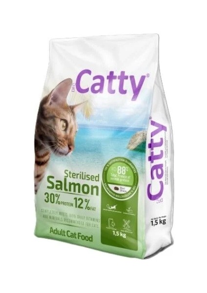 Light Sterilised Somonlu Kısırlaştırılmış Kedi Maması 1,5 kg
