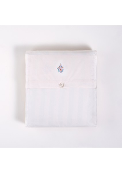Sansad 200 Tc Püsküllü El Işi Nakışlı E.kıng Sıze Pamuk Percale Nevresim Takımı 260X240 cm Yeşil modelleri