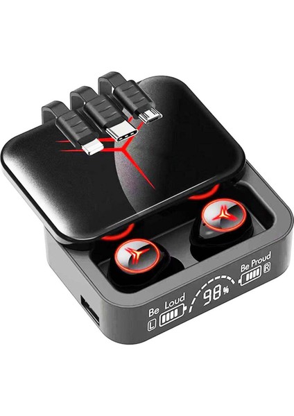 M88 Plus TWS Gaming Earbuds | ANC & LED Göstergeli Powerbank Kutulu | Bluetooth 5. 3 fiyatları