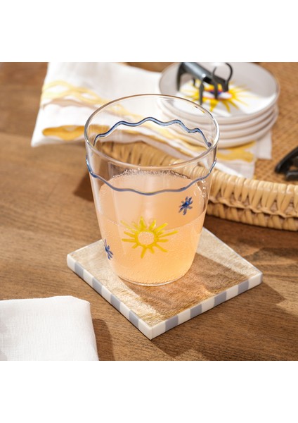 Nohar Mango Ağacı Bardak Altlığı 10X10X4 cm Natural - Grı fiyatları