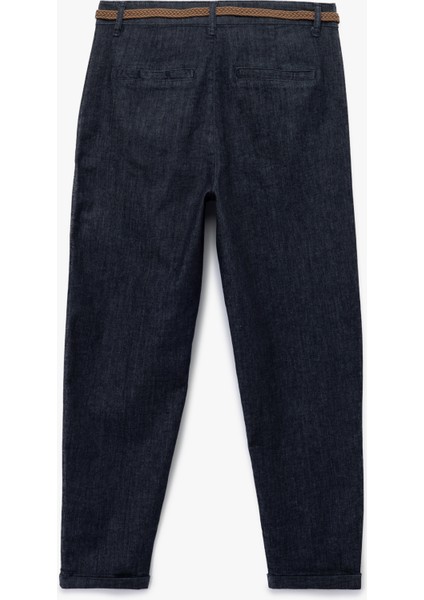 Yüksek Bel Rahat Kalıp Kemerli Pantolon fiyatları