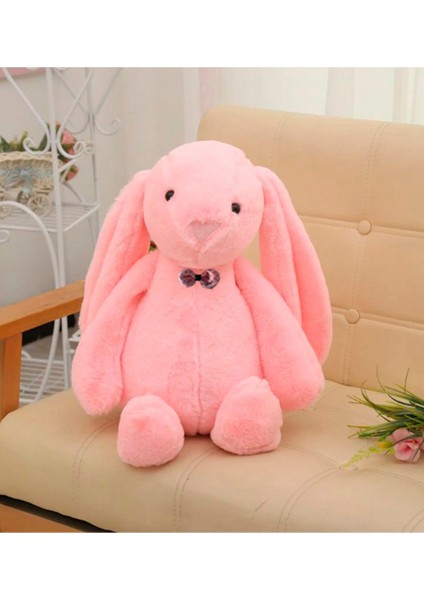Elite Oyun ve Uyku Arkadaşım Sevimli Uzun Kulak Bunny Peluş Tavşan 65 cm ( %100 Yerli Ürün) 1 Adet