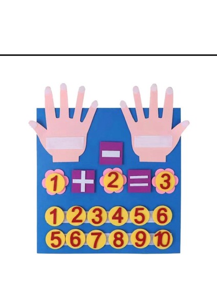 Elite Eğitici Öğretici Montessori Keçe Matematik Toplama Çıkarma 1 Adet