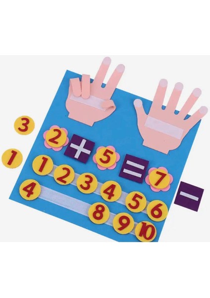 Elite Eğitici Öğretici Montessori Keçe Matematik Toplama Çıkarma 1 Adet fiyatları