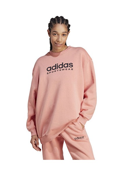 AIL3242 Adidas W All Szn G Swt Kadın Sweatshirt Pembe