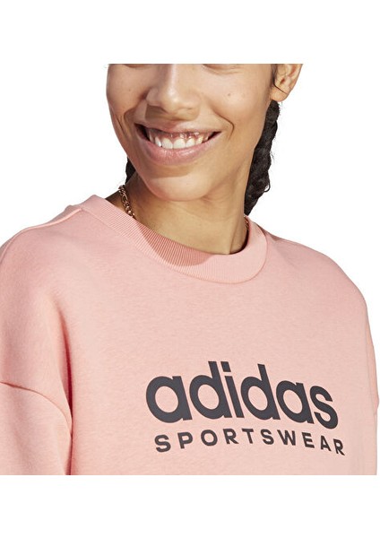 AIL3242 Adidas W All Szn G Swt Kadın Sweatshirt Pembe indirimleri